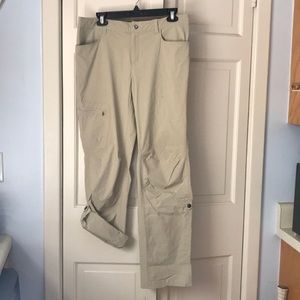 Patagonia hiking shorts. Tan. Size 10.